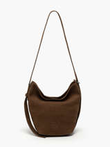 Cross Body Tas Cavalier Nubuck Leder Etrier Bruin cavalier nubuck ECAN126S